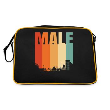 Male Maldives - Retro Bag - black/gold - Back