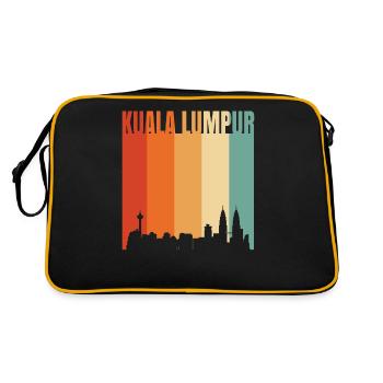 Kuala Lumpur - Sac Retro - noir/or - Dos