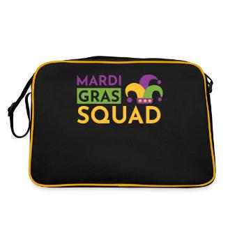 Escouade de Mardi Gras - Sac Retro - noir/or - Dos