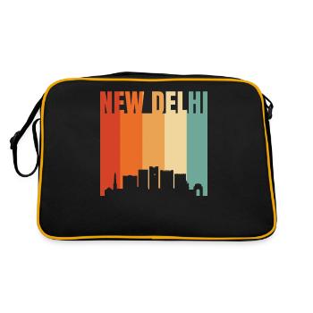 New Delhi - Retro Bag - black/gold - Back