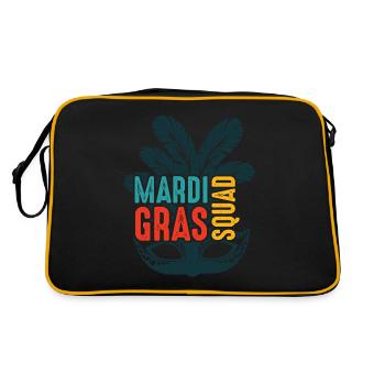 Escouade de Mardi Gras - Sac Retro - noir/or - Dos