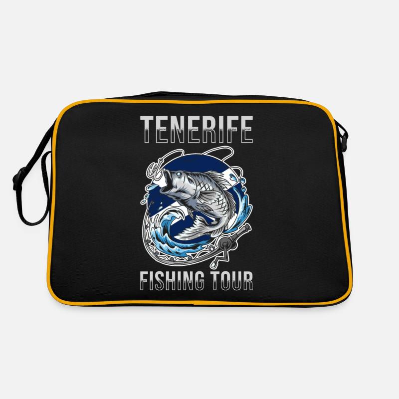 Tour de pêche Tenerife - Sac Retro - noir/or