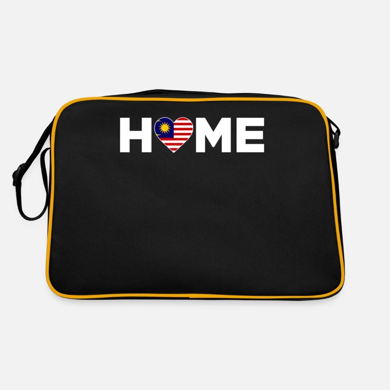 Malaisie Accueil Drapeau de la Malaisie Sac Retro