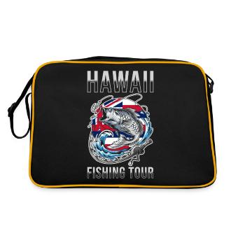 Excursion de pêche à Hawaï - Sac Retro - noir/or - Dos