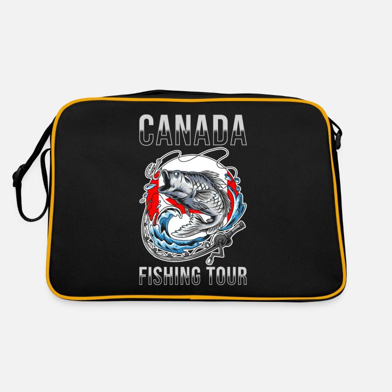Voyage de pêche Canada Sac Retro