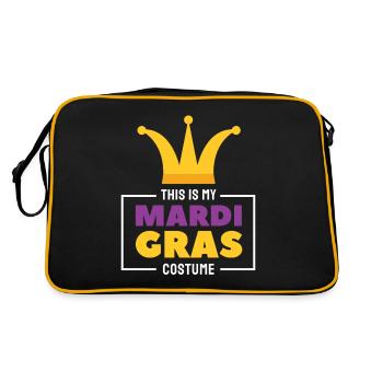 This Is My Mardi Gras Costume - Retro Bag - black/gold - Back