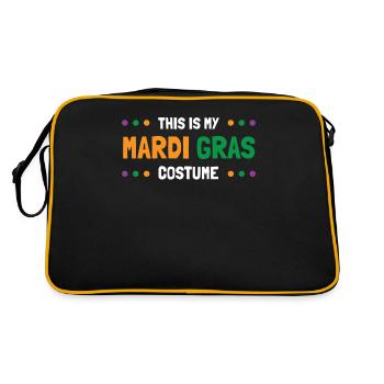 This Is My Mardi Gras Costume - Retro Bag - black/gold - Back