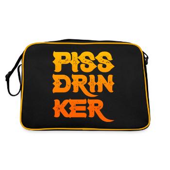 Piss Drinker 27 - Retro Bag - black/gold - Back