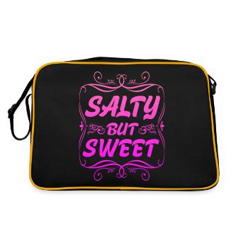 Salty But Sweet 8 - Retro Bag - black/gold - Back