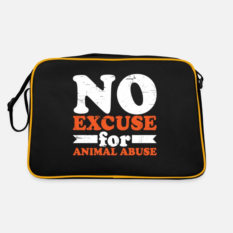 Aucune excuse pour la maltraitance animale 6 Sac Retro