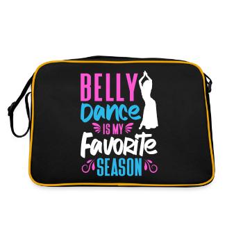 Belly Dance Is My Favorite Season Belly Dancing - Retro Bag - black/gold - Back