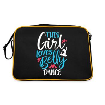 Belly Dancer This Girl Loves Belly Dance - Retro Bag - black/gold - Back