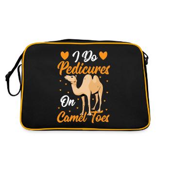 Je fais des pédicures sur des orteils de chameau Camels Pédicure Ongle - Sac Retro - noir/or - Dos
