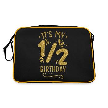 Demi-an anniversaire 1/2 ans - Sac Retro - noir/or - Dos