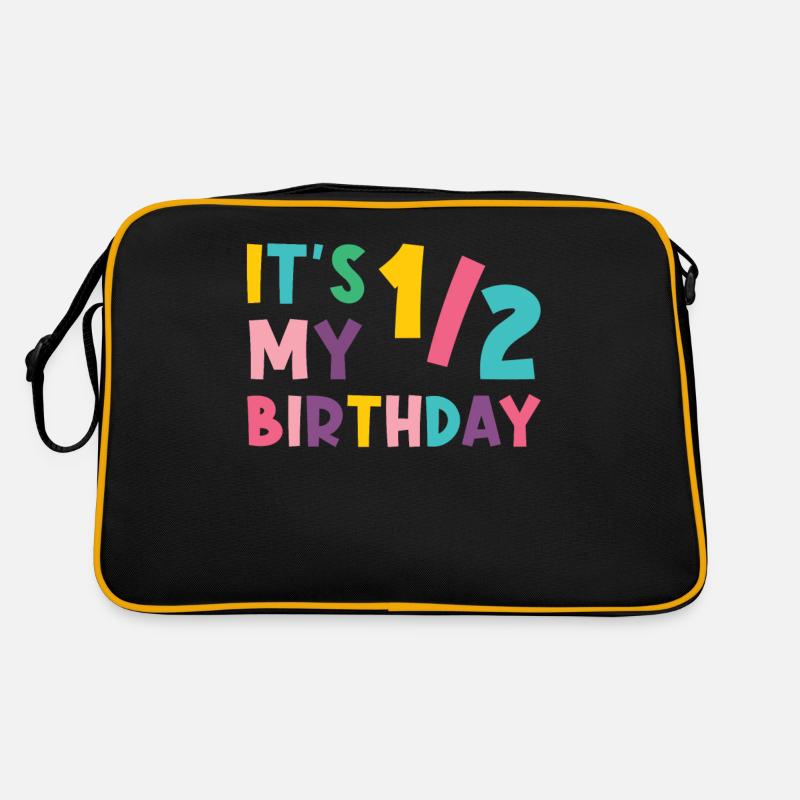 Anniversaire de six mois 1/2 ans Sac Retro