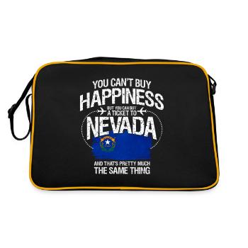 Nevada - Retro Bag - black/gold - Back