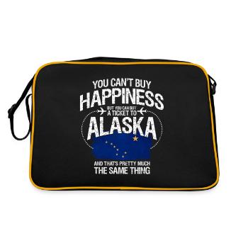 Alaska - Sac Retro - noir/or - Dos