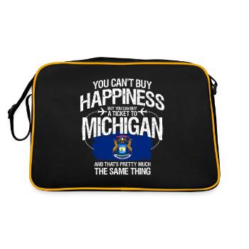 Michigan - Retro Bag - black/gold - Back