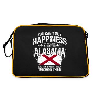 Alabama - Retro Bag - black/gold - Back