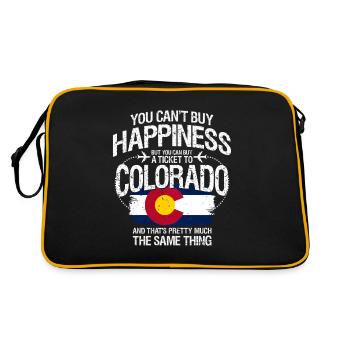 Colorado - Retro Bag - black/gold - Back