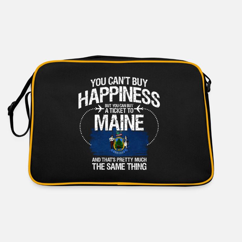 Maine - Sac Retro - noir/or