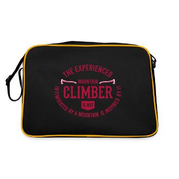 Dictons d’alpinisme La montagne expérimentée - Sac Retro - noir/or - Dos