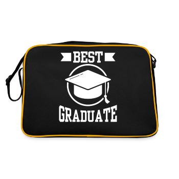 Best Graduate Graduate Award - Retro Bag - black/gold - Back