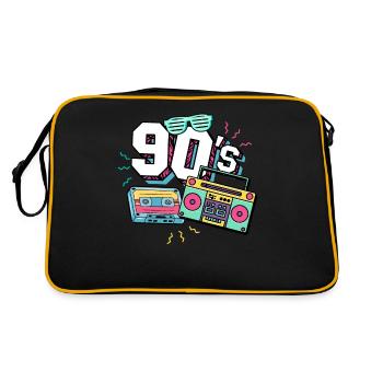 90s 90s - Retro Bag - black/gold - Back