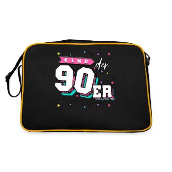 Enfants des années 90 des années 90 - Sac Retro - noir/or - Dos