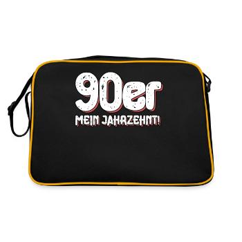 nineties - Retro Bag - black/gold - Back