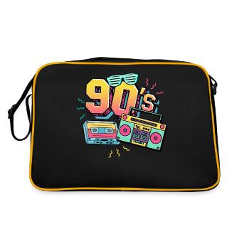 90s 90s - Retro Bag - black/gold - Back