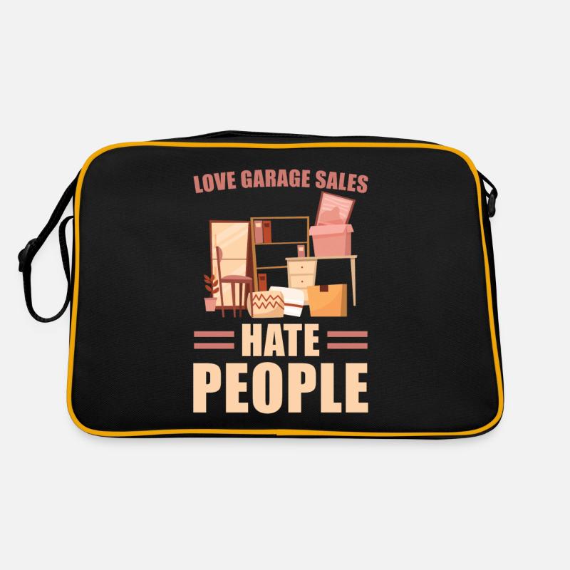 Slogan de vente de garage Sac Retro