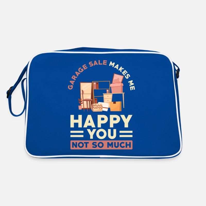 Slogan de vente de garage Sac Retro