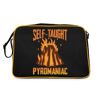 Pyromane autodidacte 5 - Sac Retro - noir/or - Dos