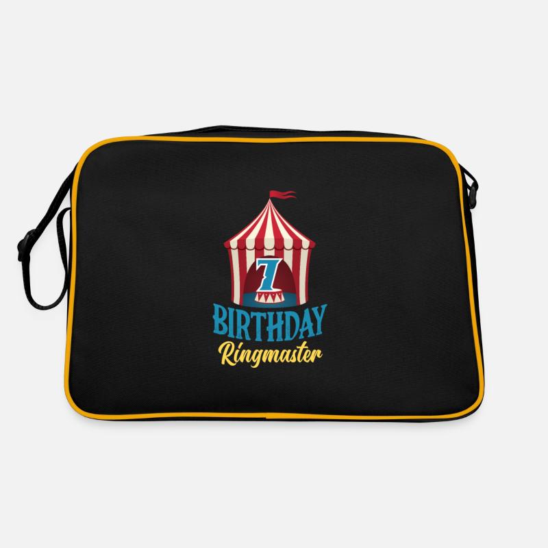7e anniversaire Directeur de cirque Circus Lover Sac Retro