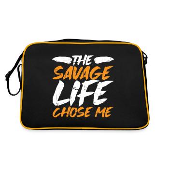 La vie sauvage m’a choisi 8 - Sac Retro - noir/or - Dos