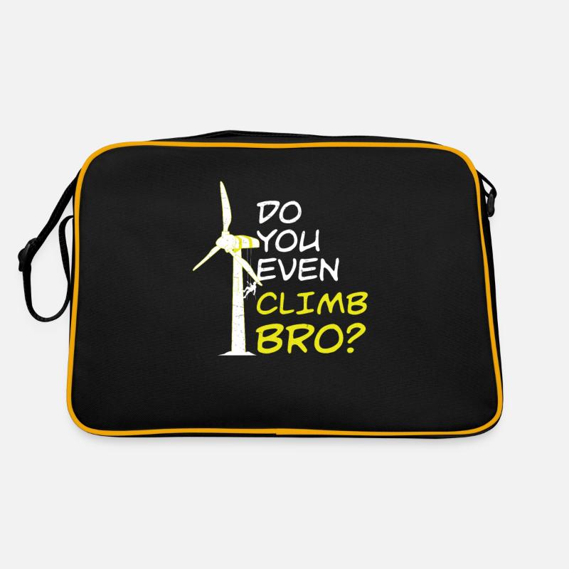 Do You Even Climb Bro Drôle Technicien éolienne Sac Retro