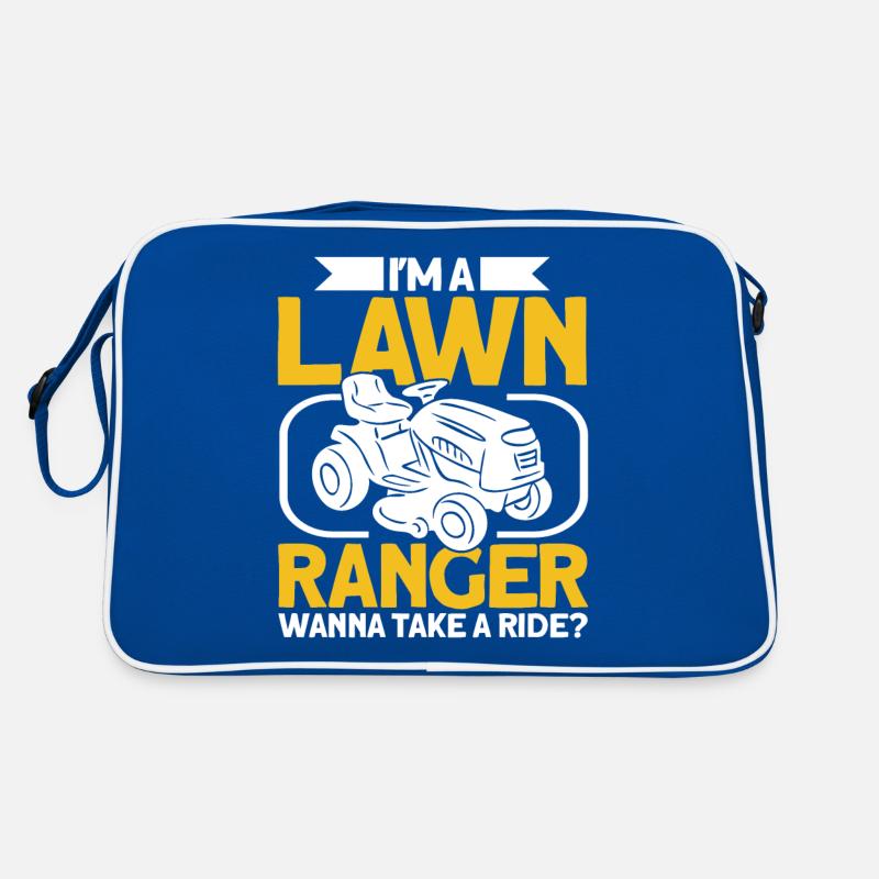 Hobby Gardener Lawn Lawn Mower Gift Retro Bag