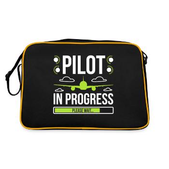 Aviator Pilot En Progress - Sac Retro - noir/or - Dos