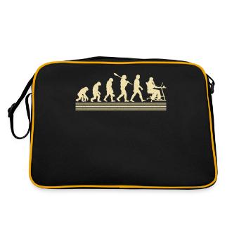Database Administrator Development - Retro Bag - black/gold - Back