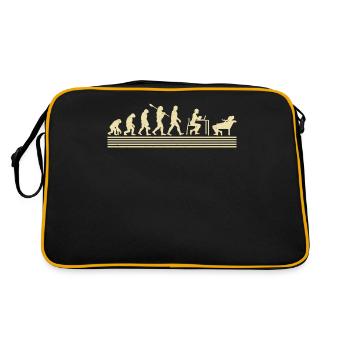 Évolution du psychologue scolaire - Sac Retro - noir/or - Dos