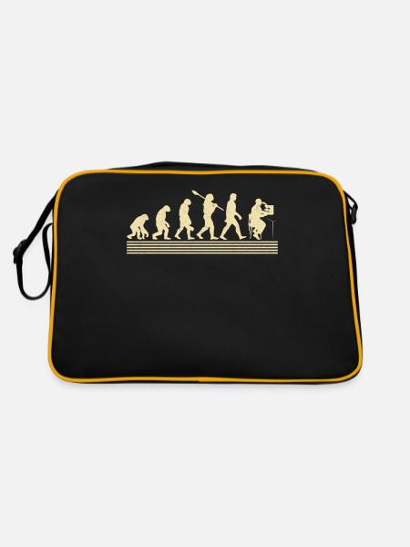 Epidemiological evolution - Retro Bag - black/gold - Back