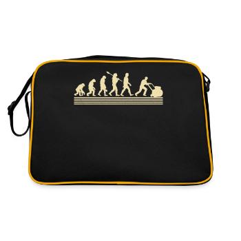 Évolution des paysagistes - Sac Retro - noir/or - Dos
