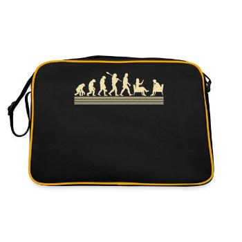 Évolution du conseiller scolaire - Sac Retro - noir/or - Dos