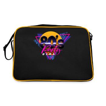 80s 80s Girl - Retro Bag - black/gold - Back