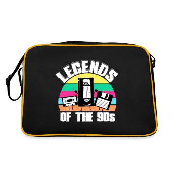 années quatre-vingt-dix - Sac Retro - noir/or - Dos