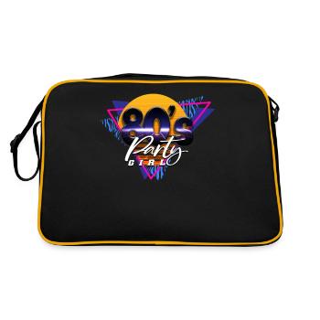 80s 80s Girl - Retro Bag - black/gold - Back