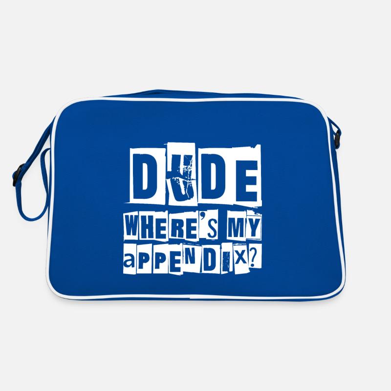 Mec Où est mon annexe Sac Retro