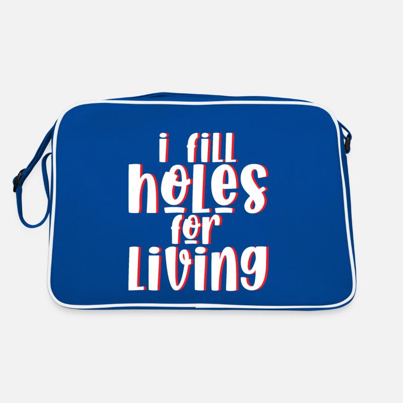 Je remplis des trous pour vivre 2 Sac Retro