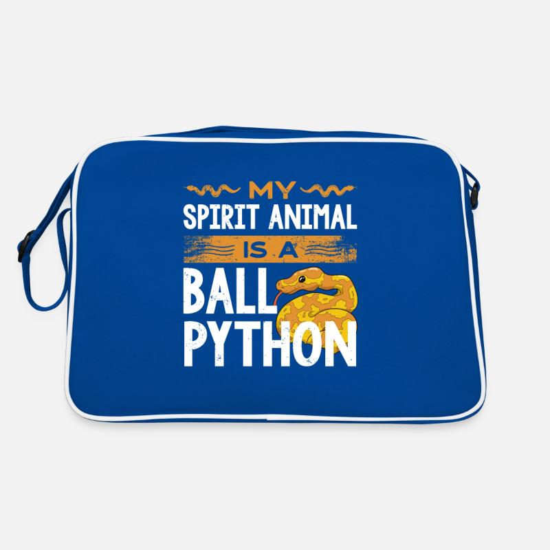 My Spirit Animal Is A Banana Ball Python Retro Bag